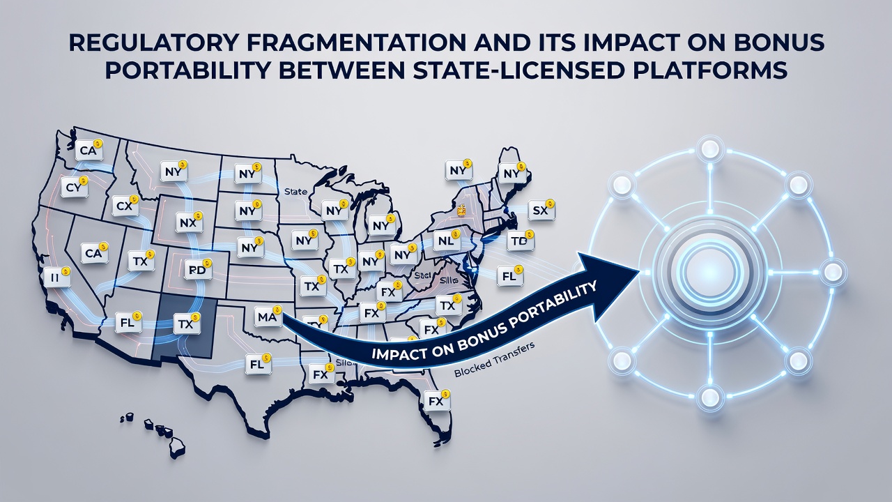 Map illustrating varying state gambling regulations across the United States